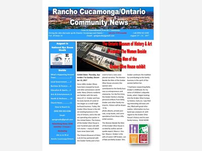Rancho Cucamonga/Ontario Community News Launches New Website