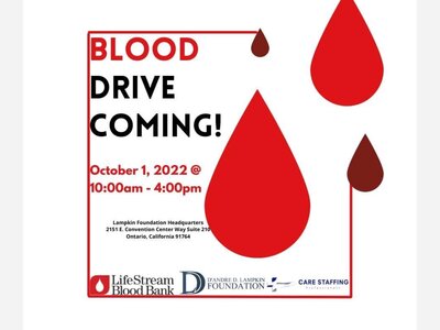 D’Andre Lampkin Foundation Blood Drive, October 1st